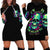 Flower Skull Hoodie Dress I Blunt Because God Rolled Me That Way - Wonder Print Shop