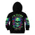 Flower Skull Kid Hoodie I Blunt Because God Rolled Me That Way - Wonder Print Shop