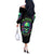 Devil Skull Off The Shoulder Long Sleeve Dress It's Not How Crazy Iam But Enjoy It Make Me Dangerous - Wonder Print Shop