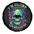 Flower Skull Spare Tire Cover I Blunt Because God Rolled Me That Way - Wonder Print Shop