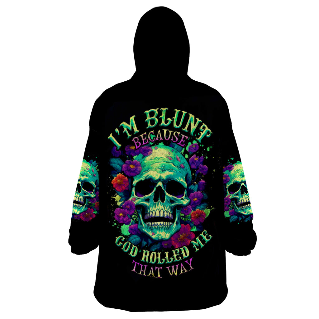 Devil Skull Wearable Blanket Hoodie It's Not How Crazy Iam But Enjoy It Make Me Dangerous DT01