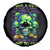 Skull Pumpkin Spare Tire Cover I Have Three Side Quite Funny And Side You Never Want - Wonder Print Shop