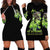 Death Skull Hoodie Dress I Never Alone My Demon With Me 24/7 - Wonder Print Shop