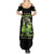 Flower Skull Summer Maxi Dress I Blunt Because God Rolled Me That Way DT01