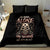 Satan Skull Bedding Set I Never Alone My Demon With Me 24/7 - Wonder Print Shop