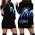 American Skull Hoodie Dress I Talk I Smile But Be Carefull When I Silent - Wonder Print Shop