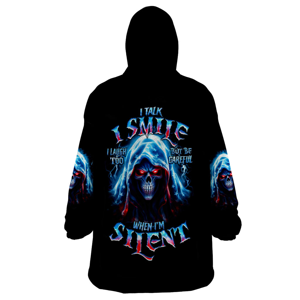 Girl Skull Wearable Blanket Hoodie Don't Try To Figured Me Out I Special Kind DT01