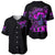 Graffiti Skull Baseball Jersey I Talk I Smile But Be Carefull When I Silent - Wonder Print Shop