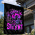 Graffiti Skull Garden Flag I Talk I Smile But Be Carefull When I Silent - Wonder Print Shop