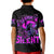 Graffiti Skull Kid Polo Shirt I Talk I Smile But Be Carefull When I Silent - Wonder Print Shop