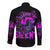 Graffiti Skull Long Sleeve Button Shirt I Talk I Smile But Be Carefull When I Silent - Wonder Print Shop