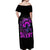 Girl Skull Off Shoulder Maxi Dress I Sweet Girl Full Of Crazy - Wonder Print Shop