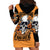 Flower Skull Hoodie Dress I Try To Avoid Drama - Wonder Print Shop