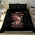 Flower Skull Bedding Set Iam A Sweet Girl Full Of Crazy - Wonder Print Shop