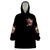 Graffiti Skull Wearable Blanket Hoodie I Talk I Smile But Be Carefull When I Silent DT01