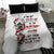 Blood Skull Bedding Set You Got My Back I Got Your Rest Of Your Life - Wonder Print Shop