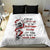 Blood Skull Bedding Set You Got My Back I Got Your Rest Of Your Life - Wonder Print Shop