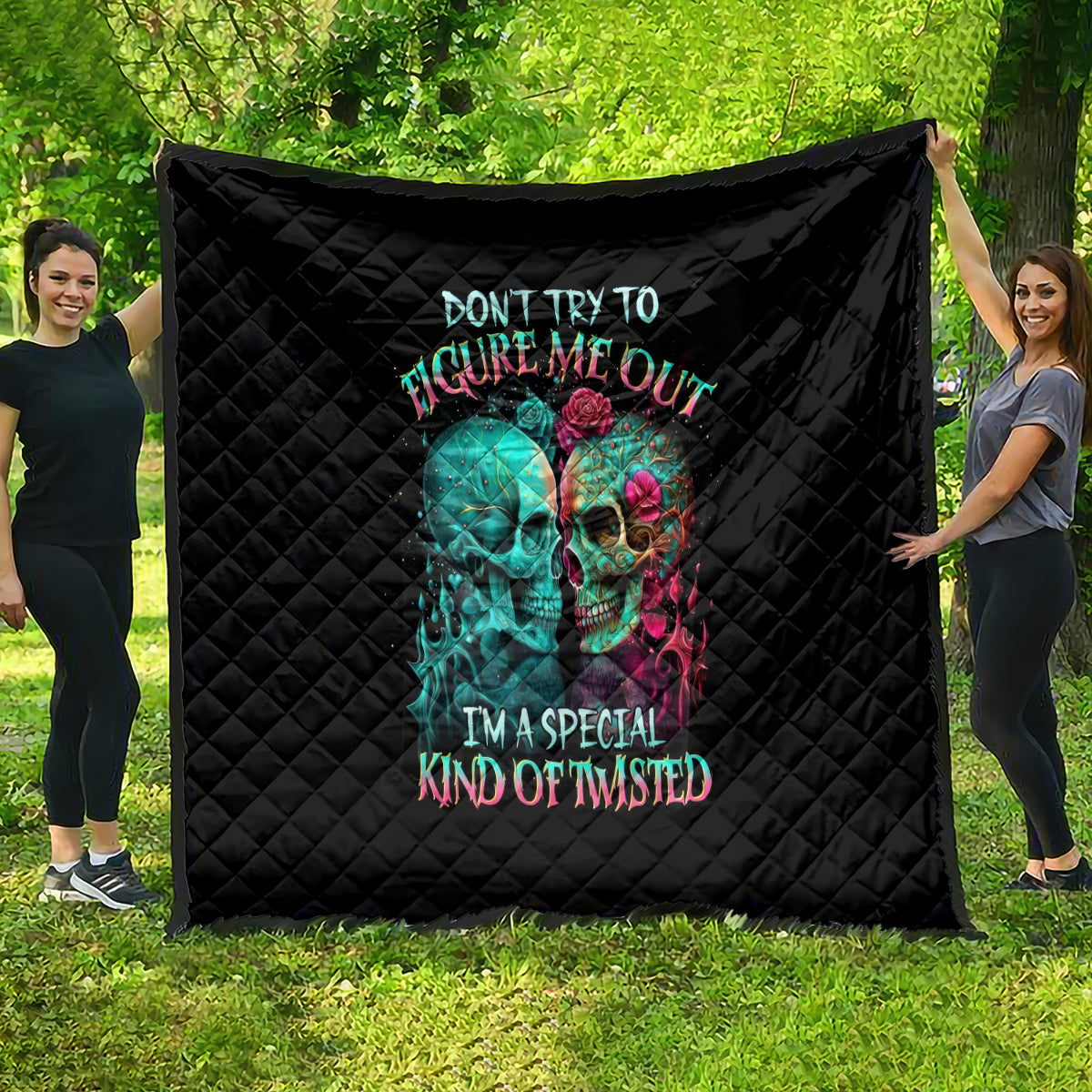 twin-skull-quilt-dont-try-to-figure-me-out-im-a-special