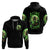 Zombie Skull Hoodie I Never Alone My Demon With Me 24/7 - Wonder Print Shop