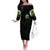 Skull Pumpkin Off The Shoulder Long Sleeve Dress I Have Three Side Quite Funny And Side You Never Want - Wonder Print Shop