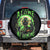 Zombie Skull Spare Tire Cover I Never Alone My Demon With Me 24/7 - Wonder Print Shop