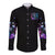 Dia De Los Muertos Skull Long Sleeve Button Shirt My Next Life I Want To Be Karma Fairy - Wonder Print Shop