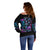 Skull Reaper Off Shoulder Sweater I Going To Hell Just Pick You Up - Wonder Print Shop