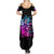 Thunder Skull Summer Maxi Dress I Can't Go To Hell Devil Restrainning Order Against Me DT01