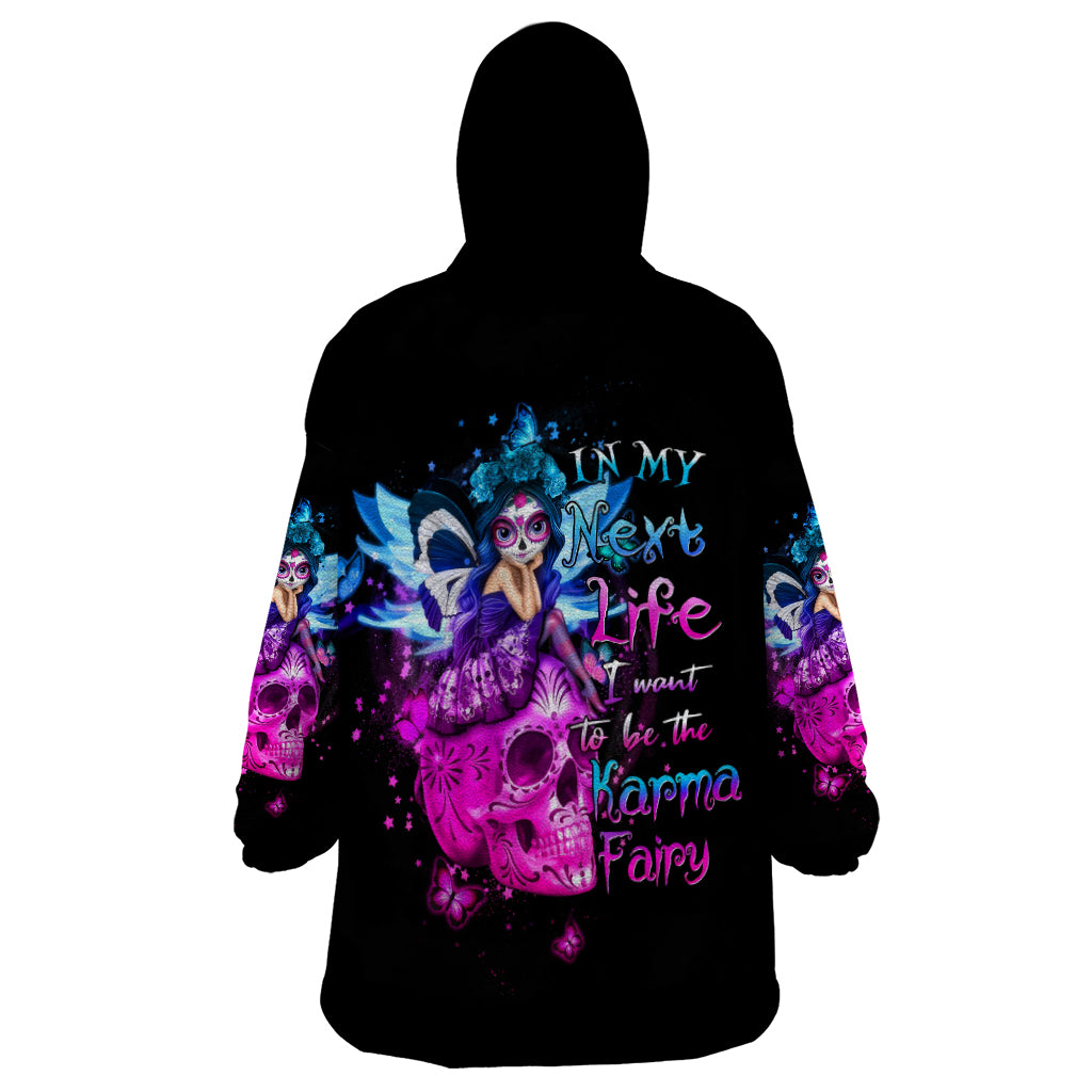 Thunder Skull Wearable Blanket Hoodie I Can't Go To Hell Devil Restrainning Order Against Me DT01