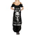 Thunder Skull Summer Maxi Dress My Demon Hide Inside My Head - Wonder Print Shop