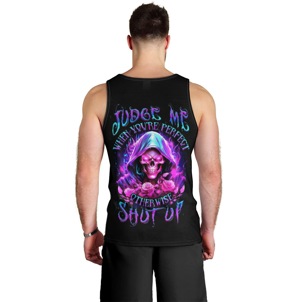 Tiny Fairy Skull Men Tank Top My Next Life I Want To Be Karma Fairy DT01