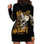 Axe Skull Hoodie Dress Let's Bury The Hatchet - Wonder Print Shop