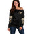 Twin Skull Off Shoulder Sweater Don't Try To Figure Me Out I'm A Special - Wonder Print Shop