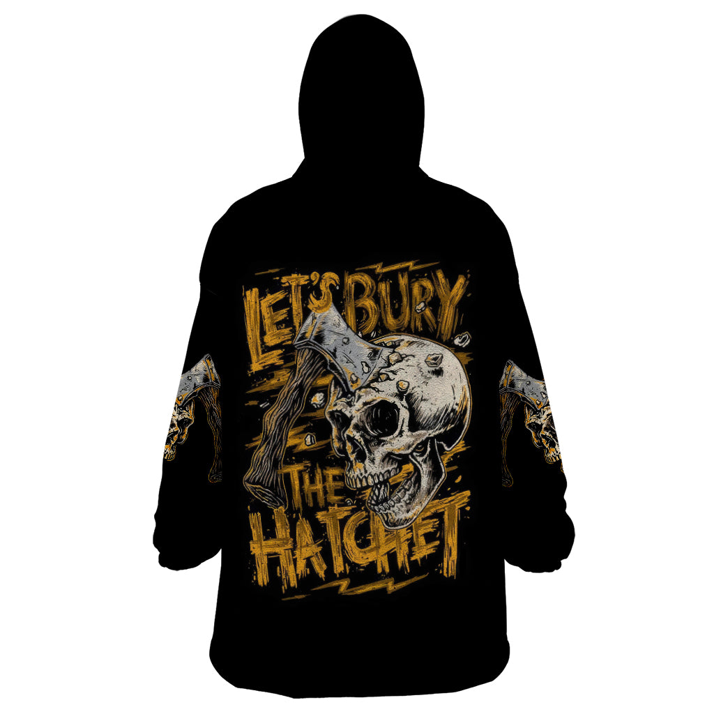 Twin Skull Wearable Blanket Hoodie Don't Try To Figure Me Out I'm A Special DT01