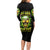 Thunder Skull Long Sleeve Bodycon Dress My Demon Hide Inside My Head - Wonder Print Shop