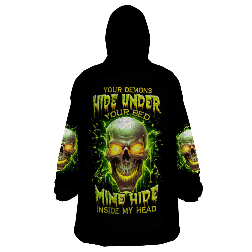 Witch Skull Wearable Blanket Hoodie Into Darkness To Lose Our Mind And Find Our Souls DT01