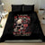 Rose Skull Bedding Set My Give A Fuck Is Broken But My Go Fuck Yourself Is Functional - Wonder Print Shop