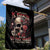 Rose Skull Garden Flag My Give A Fuck Is Broken But My Go Fuck Yourself Is Functional - Wonder Print Shop