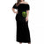 Gun Skull Off Shoulder Maxi Dress When You Come For My Gun Expect An Appropriate Response - Wonder Print Shop