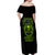 Gun Skull Off Shoulder Maxi Dress When You Come For My Gun Expect An Appropriate Response - Wonder Print Shop