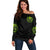 Gun Skull Off Shoulder Sweater When You Come For My Gun Expect An Appropriate Response - Wonder Print Shop