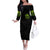 Gun Skull Off The Shoulder Long Sleeve Dress When You Come For My Gun Expect An Appropriate Response - Wonder Print Shop