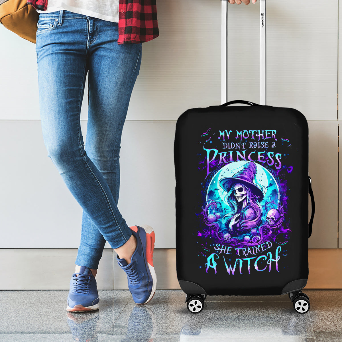 witch-skull-luggage-cover-my-mother-didnt-raise-a-princess-she-trained-a-witch