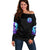 Witch Skull Off Shoulder Sweater My Mother Didn't Raise A Princess She Trained A Witch - Wonder Print Shop