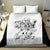 Art Skull Bedding Set Rock Paper Scissors Throat Punch I Win - Wonder Print Shop