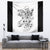 Art Skull Tapestry Rock Paper Scissors Throat Punch I Win - Wonder Print Shop