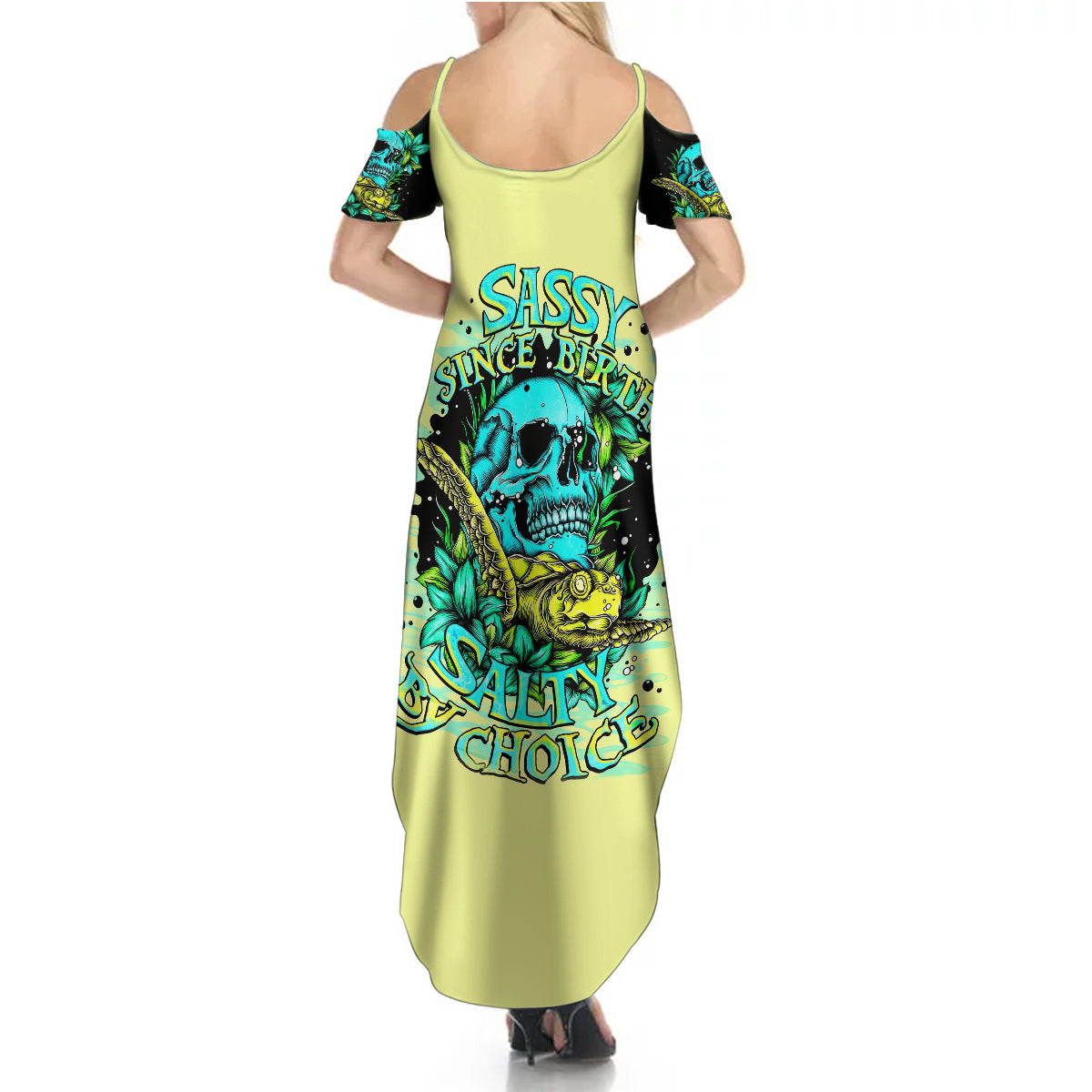 turtle-skull-summer-maxi-dress-sassy-since-birth-salty-by-choice