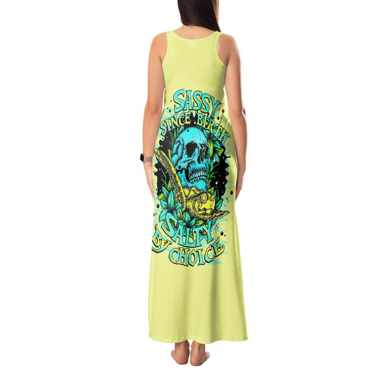 turtle-skull-tank-maxi-dress-sassy-since-birth-salty-by-choice