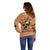 Sunflower Skull Off Shoulder Sweater She Is Sunshine Mixed With A Little Hurricance - Wonder Print Shop