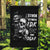 Three Skull Garden Flag Stuck Between Idk Idc And Idgaf - Wonder Print Shop